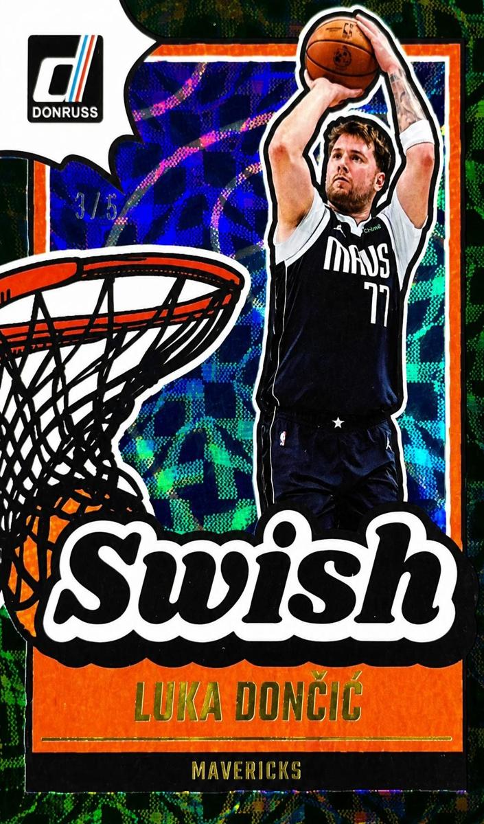 2024 Panini Donruss Basketball International Green Scope Luka Doncic #10 PSA 9