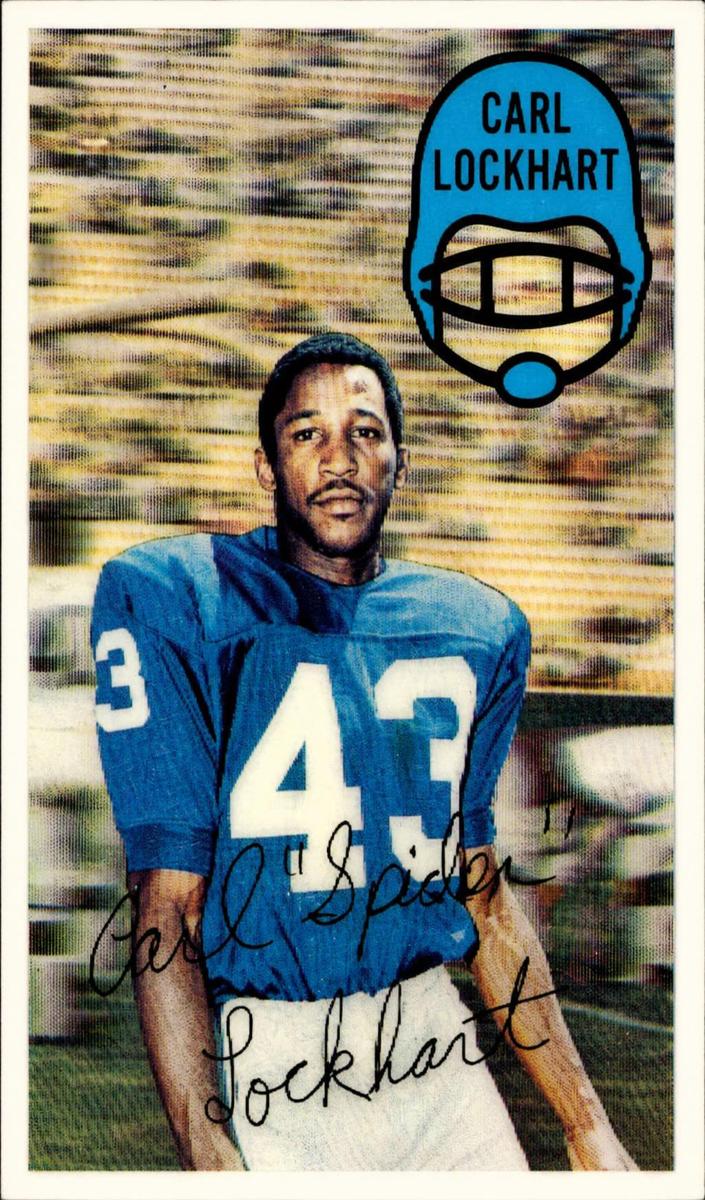 1970 Kellogg's Football Carl Lockhart #58