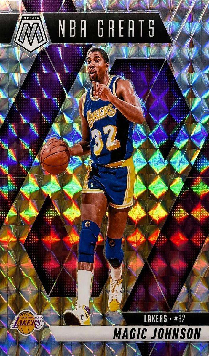 2024 Panini Mosaic Basketball Mosaic Magic Johnson #296