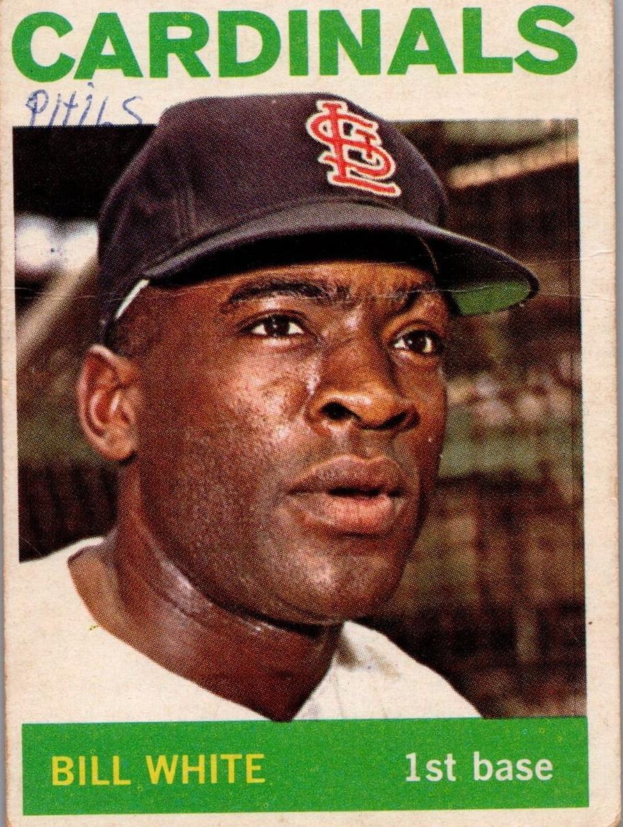 1964 Topps Baseball Bill White #240 PSA 8