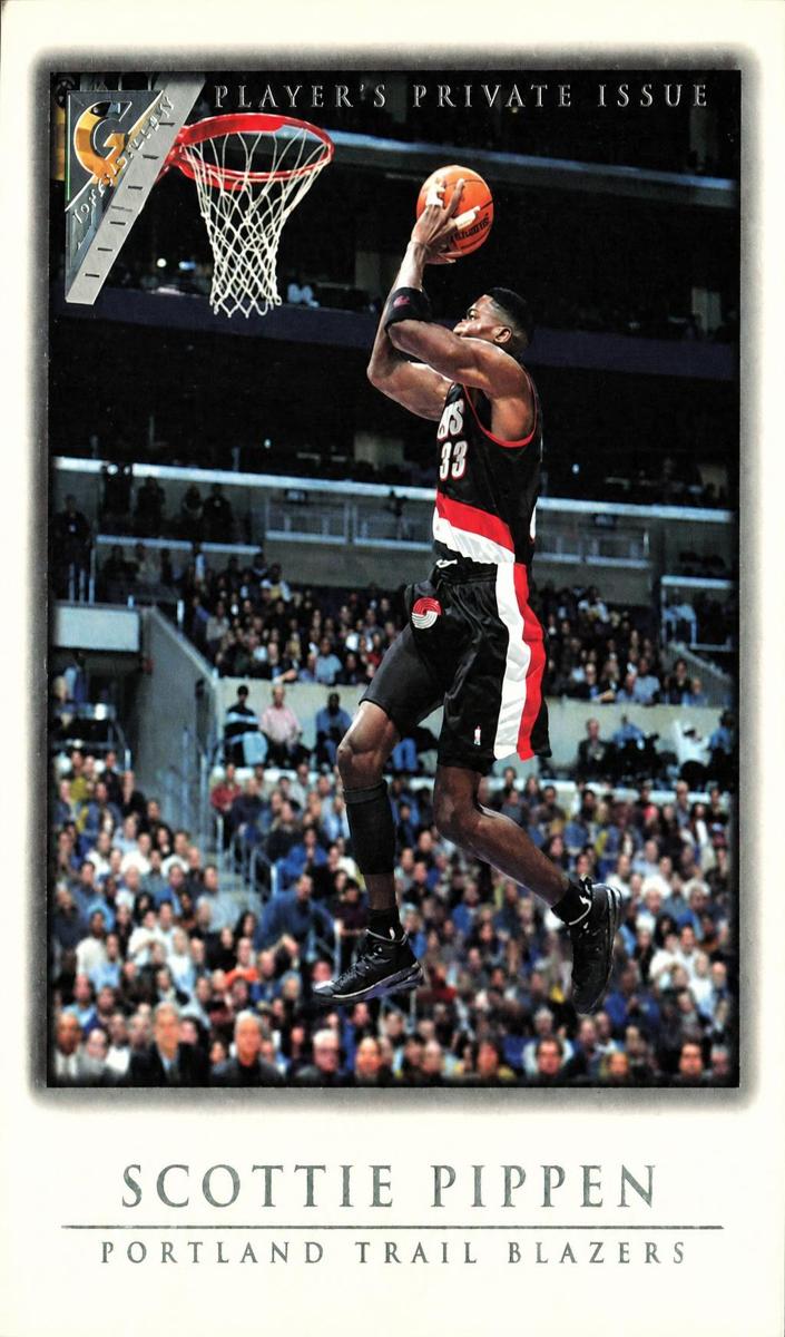 1999 Topps Gallery Basketball Player's Private Issue Scottie Pippen #30
