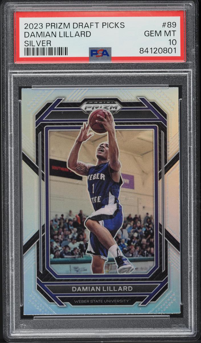 2023 Panini Prizm Draft Picks Basketball Silver Damian Lillard #89
