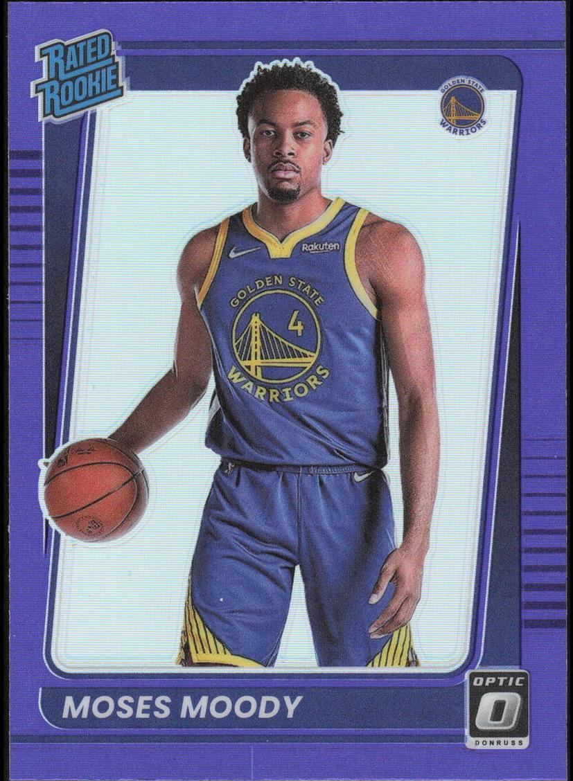 2021 Donruss Optic Basketball Purple Moses Moody #184