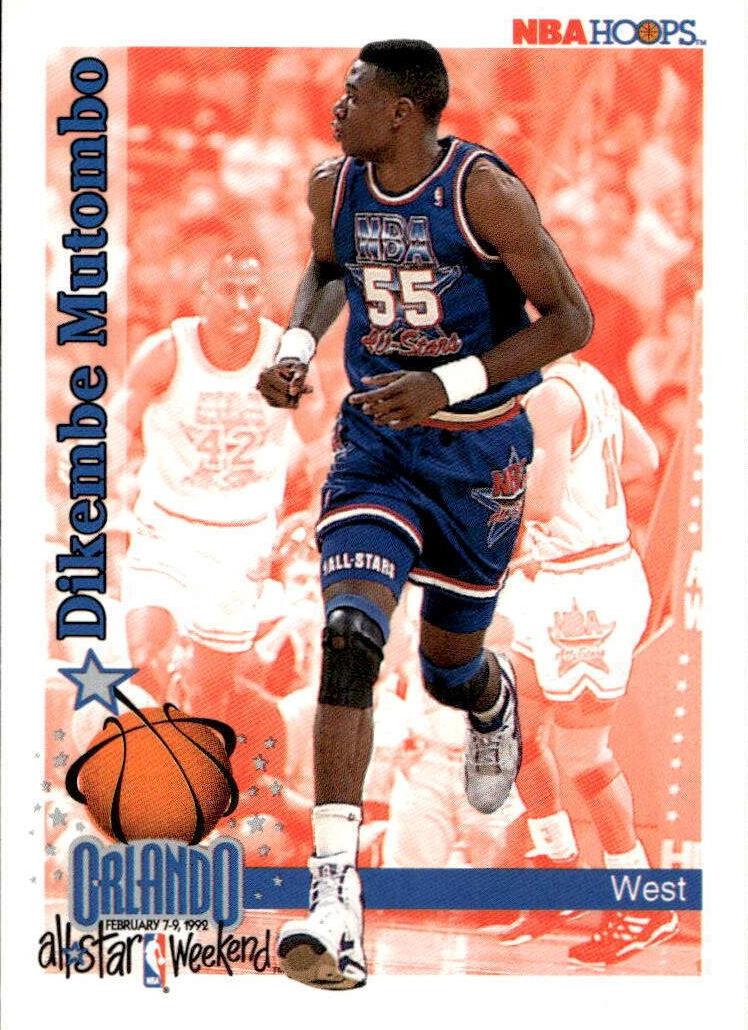 1992 Hoops Basketball All-Star Dikembe Mutombo #313