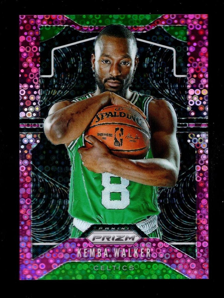 2019 Panini Prizm Basketball Fast Break Pink Kemba Walker #54