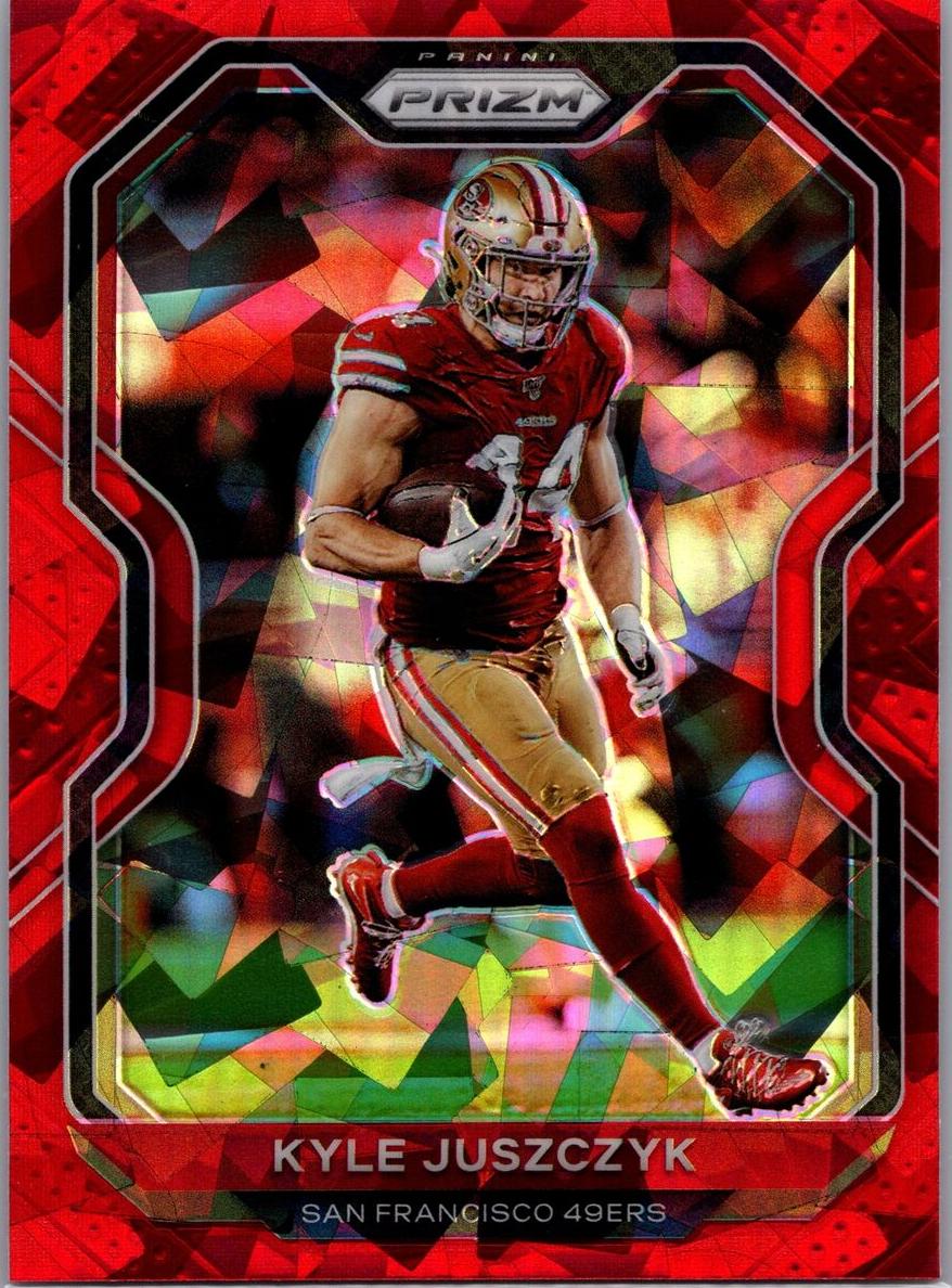 2020 Panini Prizm Football Red Ice Prizm Kyle Juszczyk #289