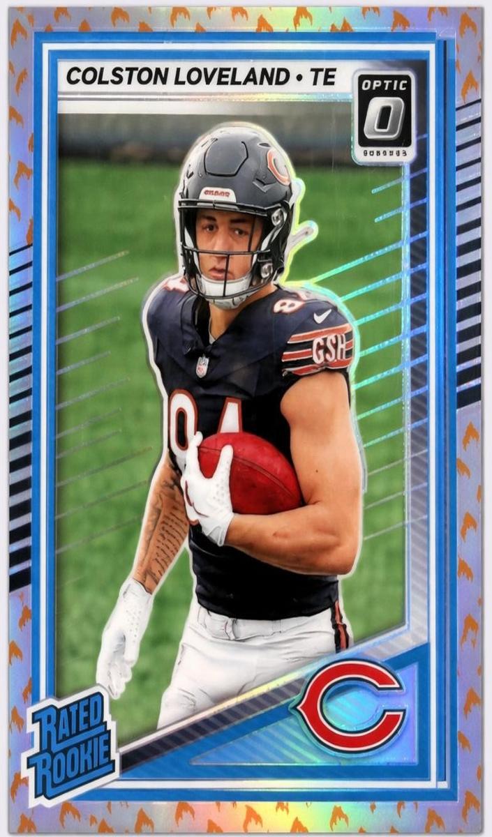 2025 Donruss Optic Football Fire Colston Loveland #204