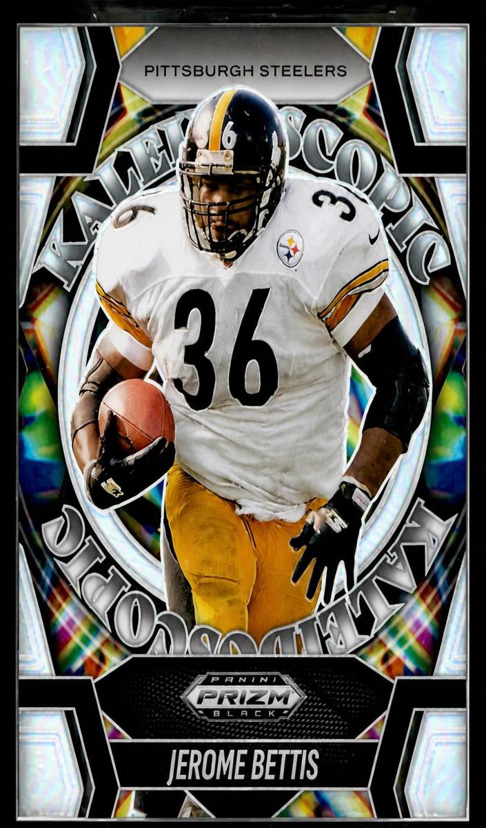 2025 Panini Prizm Black Football Silver Jerome Bettis #10