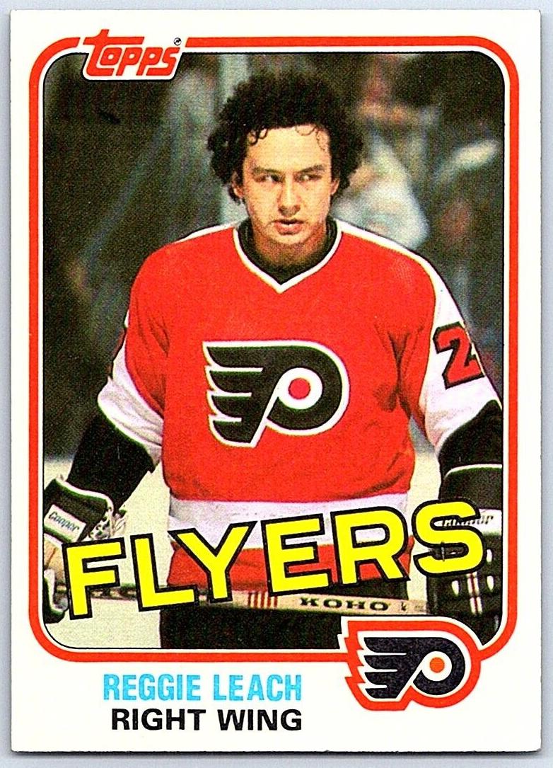1981 Topps Hockey East Reggie Leach #106 PSA 8.5