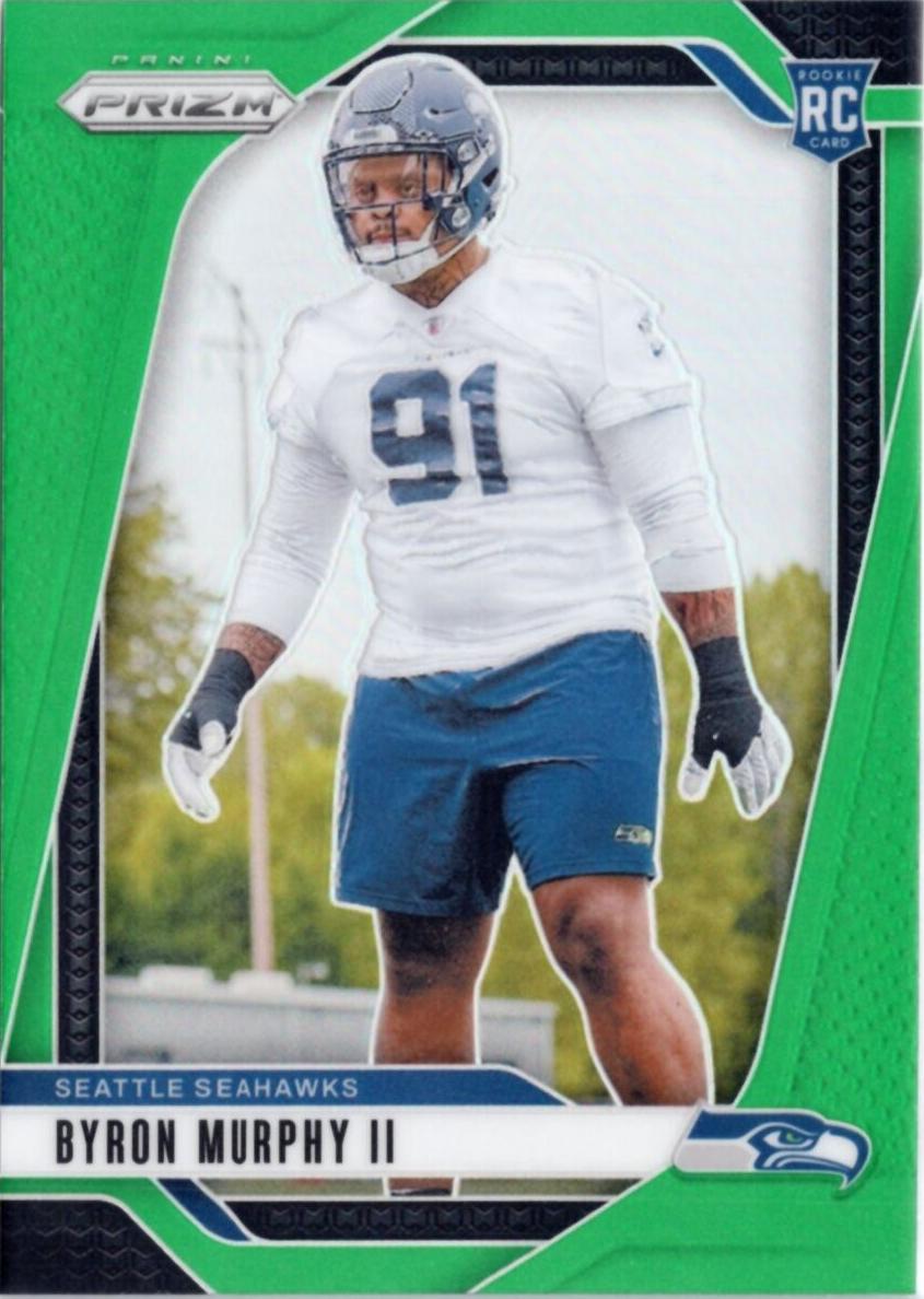 2024 Panini Prizm Football Green Byron Murphy II #317