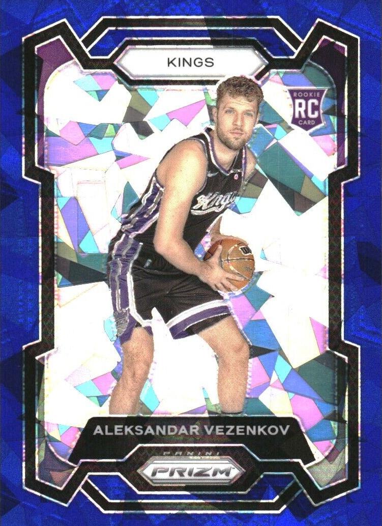 2023 Panini Prizm Basketball Blue Ice Aleksandar Vezenkov #281 SGC 9.5