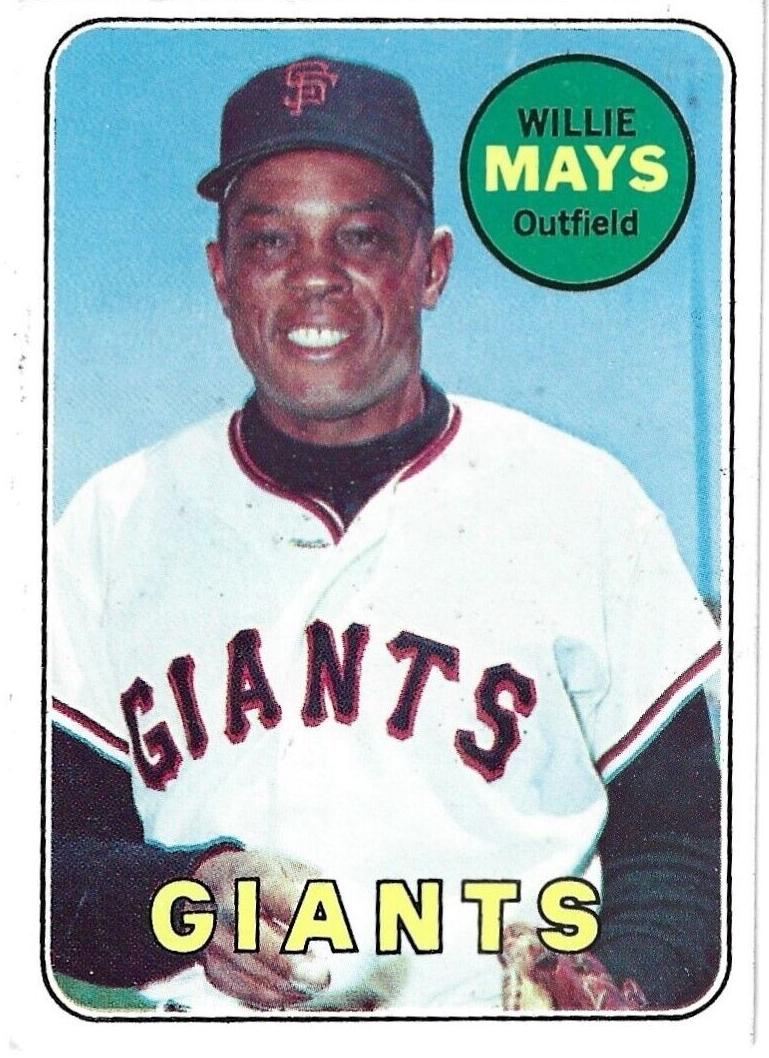 1969 Topps Baseball Willie Mays #190 PSA 7.5