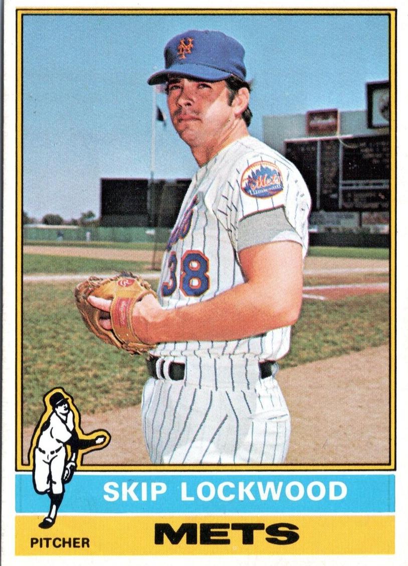 1976 O-Pee-Chee Baseball Skip Lockwood #166