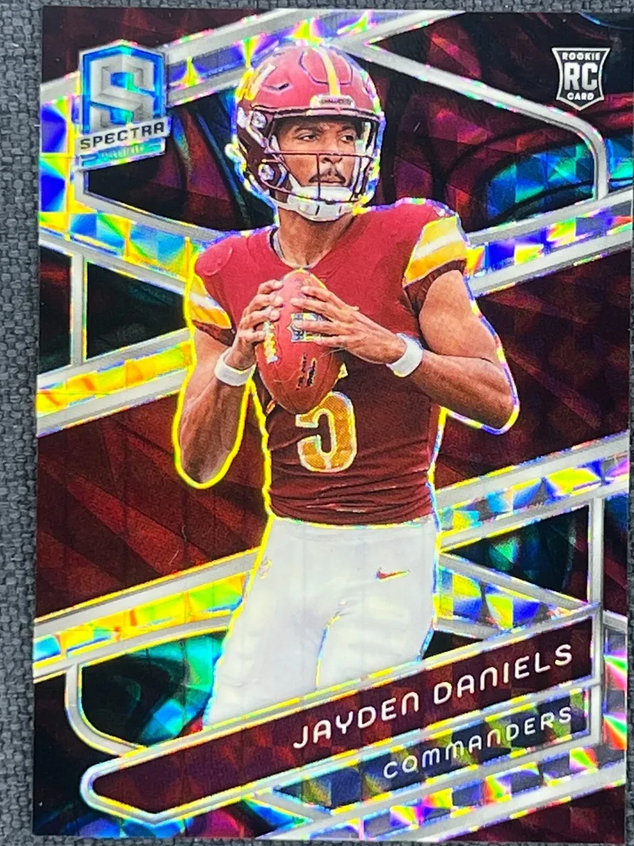 2024 Panini Spectra Football Interstellar Jayden Daniels #2 PSA 9