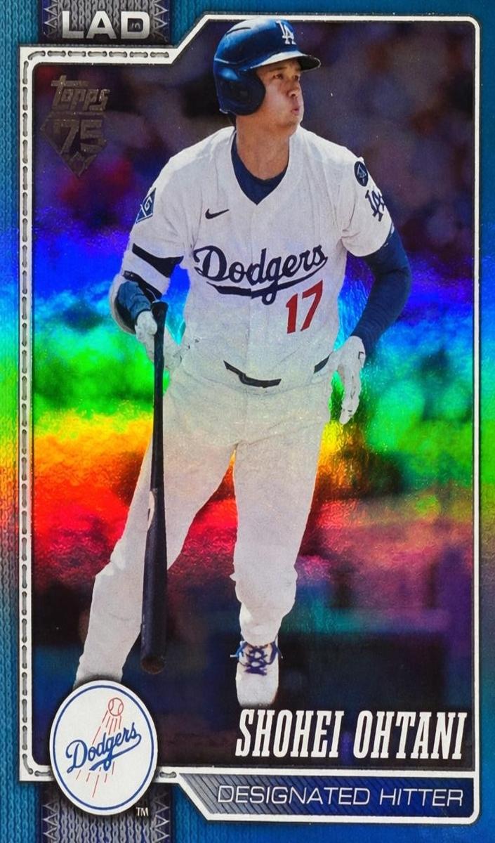 2026 Topps Baseball Aqua Rainbow Foil Shohei Ohtani #200
