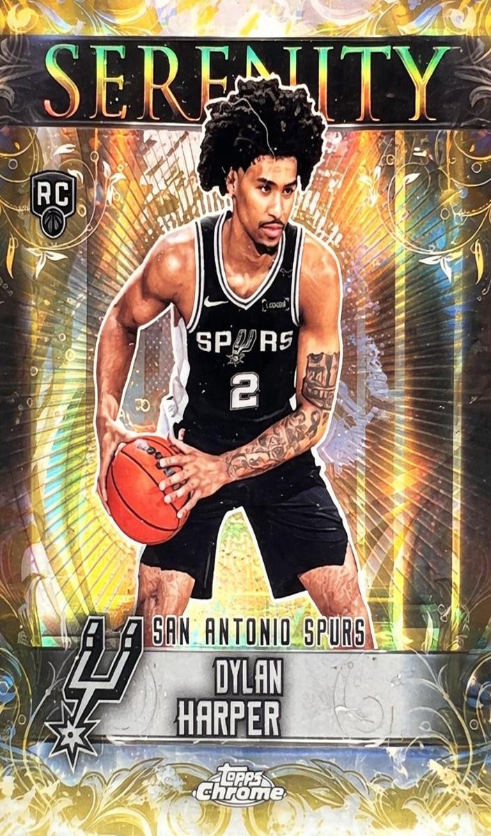 2025 Topps Chrome Basketball Gold Refractor Dylan Harper #SY-12