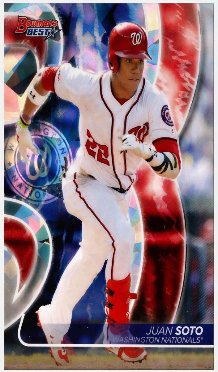 2020 Bowman's Best Baseball Atomic Refractor Juan Soto #37