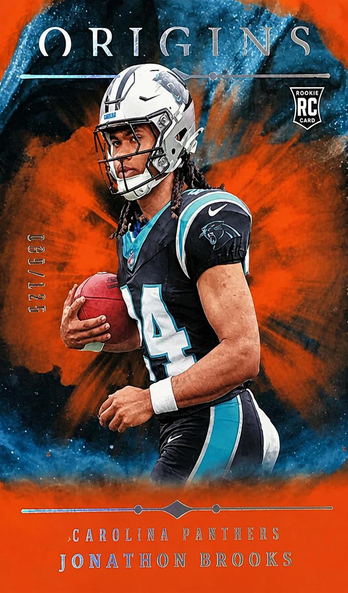 2024 Panini Origins Football Orange Jonathon Brooks #104