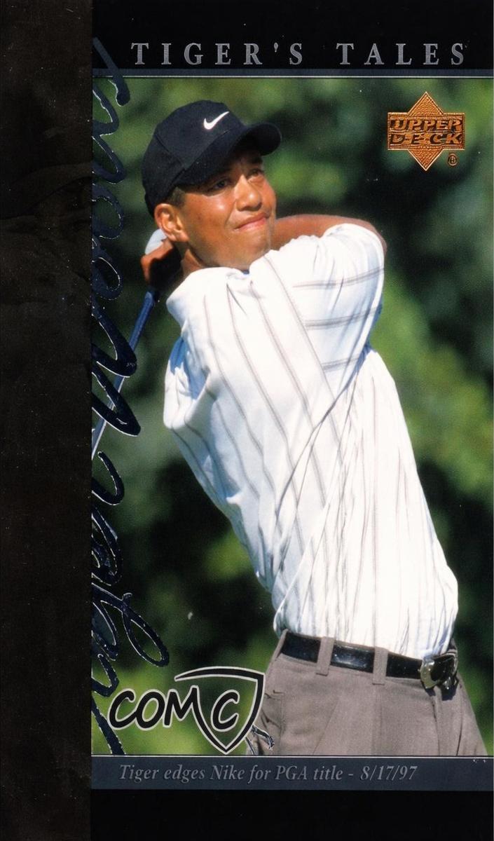 2001 Upper Deck Golf Tiger Woods #TT17 PSA 9