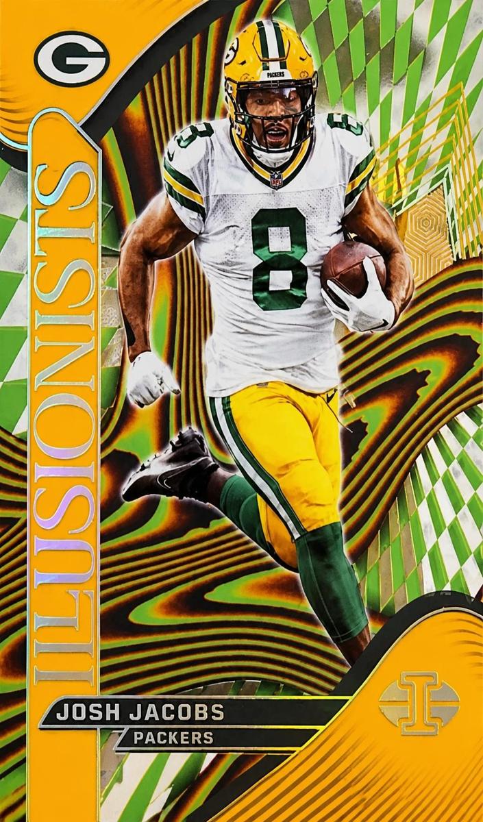 2024 Panini Illusions Football Orange Josh Jacobs #15