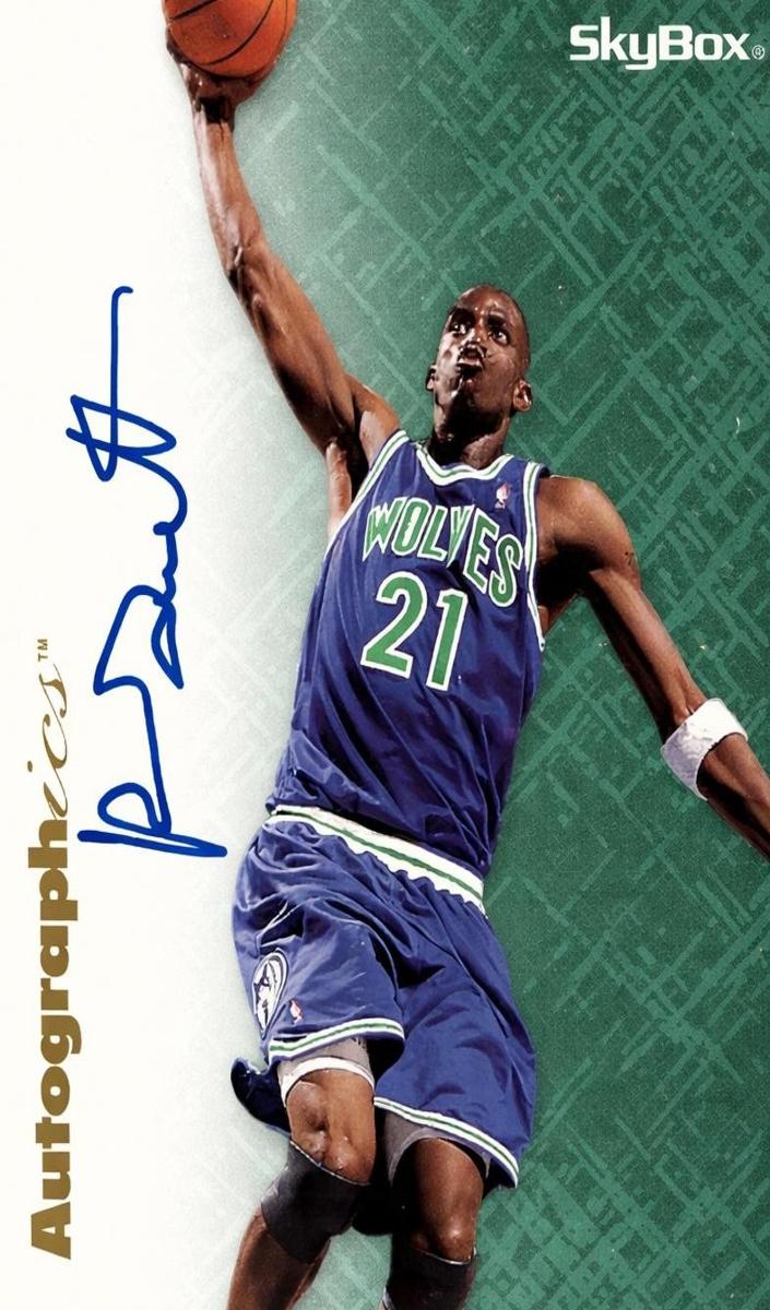 1996 Skybox Premium Basketball Kevin Garnett #NNO