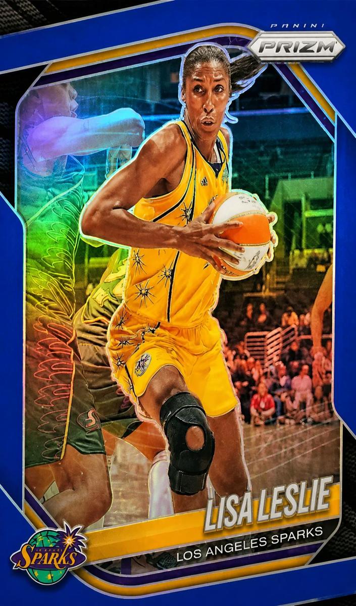 2025 Panini Prizm WNBA Basketball Blue Lisa Leslie #106