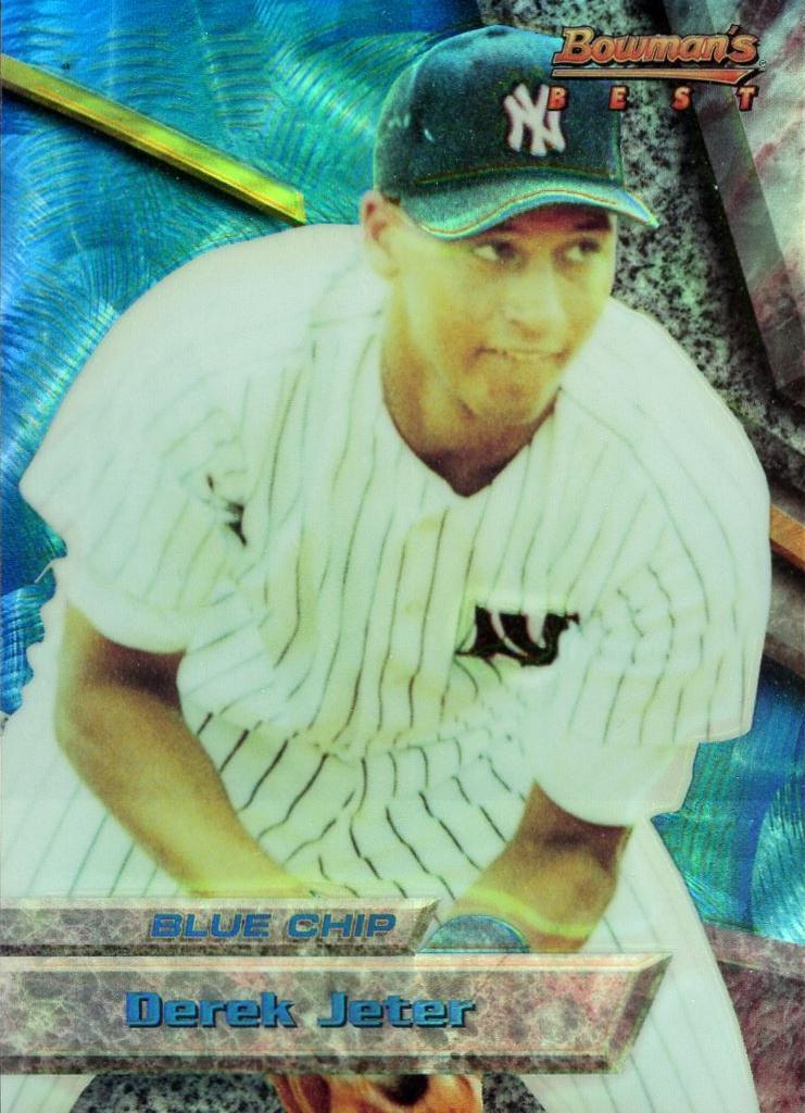 1994 Bowman's Best Baseball Refractor Derek Jeter #B2 BGS 8