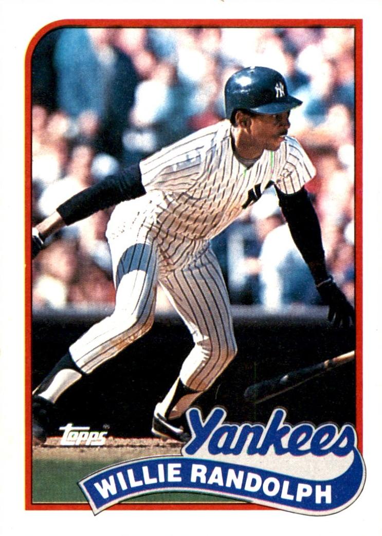 1989 Topps Baseball Willie Randolph #635 PSA 9