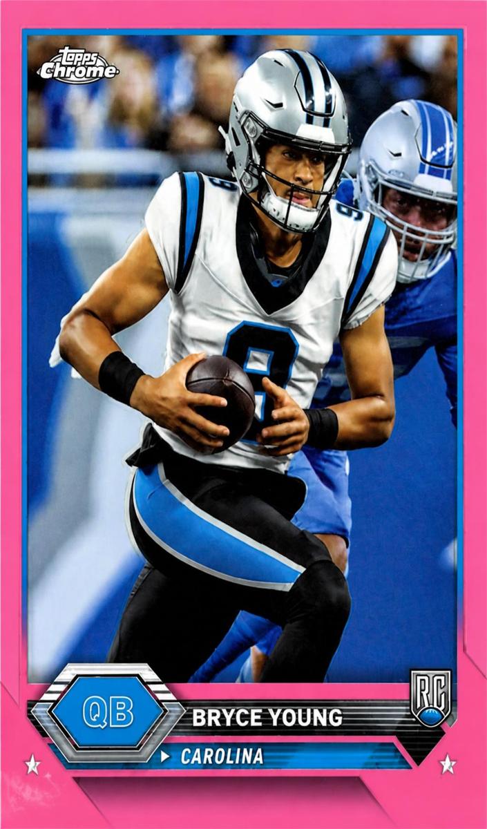 2023 Topps Composite Football Pink Refractor Bryce Young #1