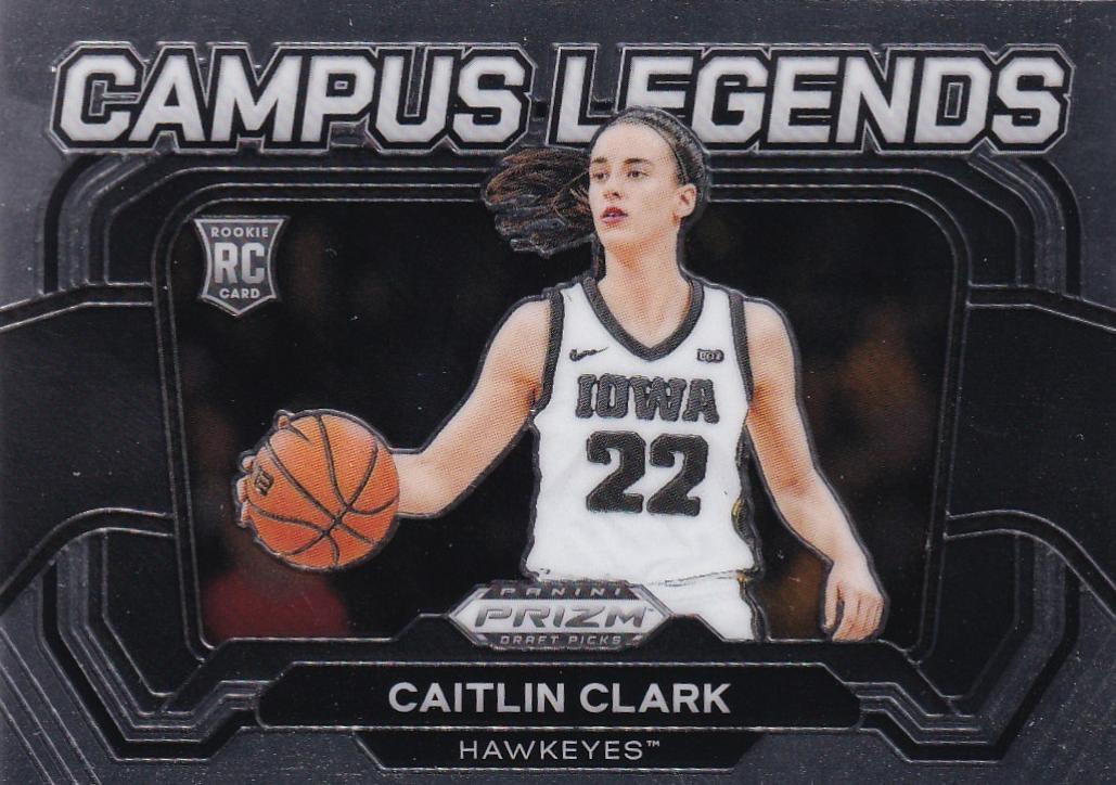 2024 Panini Prizm Draft Picks Basketball Caitlin Clark #5 PSA 9
