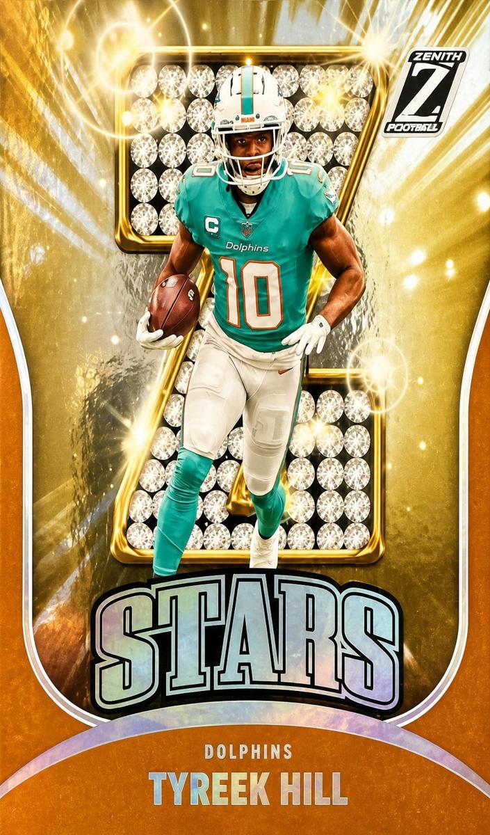 2023 Panini Zenith Football Copper Tyreek Hill #20 PSA 9