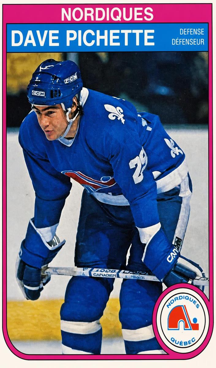 1982 O-Pee-Chee Hockey Dave Pichette #289 PSA 9