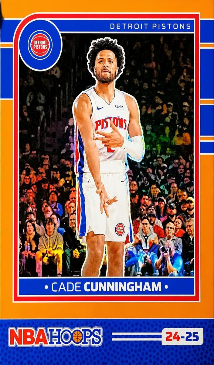 2024 Panini Hoops Basketball Premium Orange Cade Cunningham #194