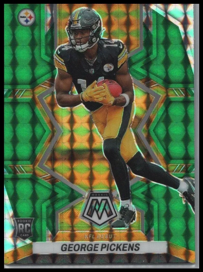 2022 Panini Mosaic Football Green George Pickens #282