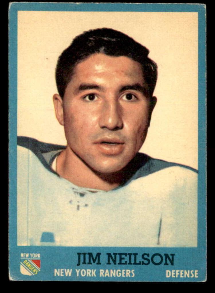 1962 Topps Hockey Jim Neilson #49