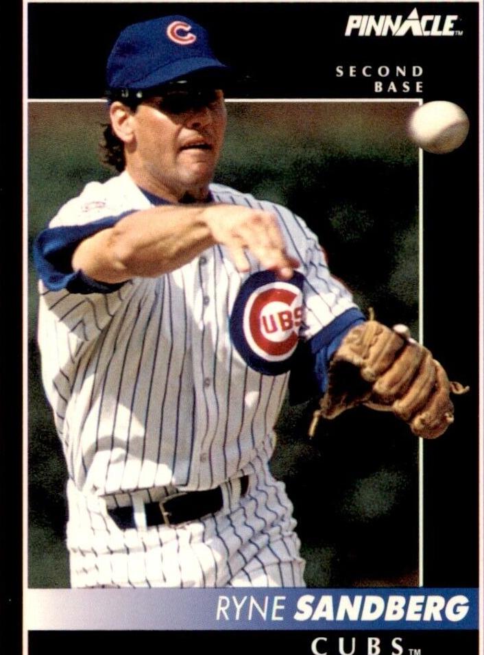 1992 Pinnacle Baseball Ryne Sandberg #10