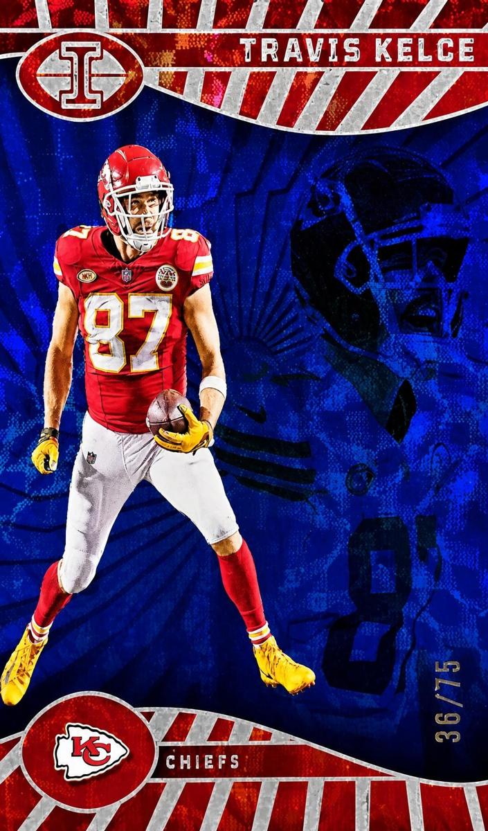 2024 Panini Illusions Football Sapphire Trophy Collection Travis Kelce #43