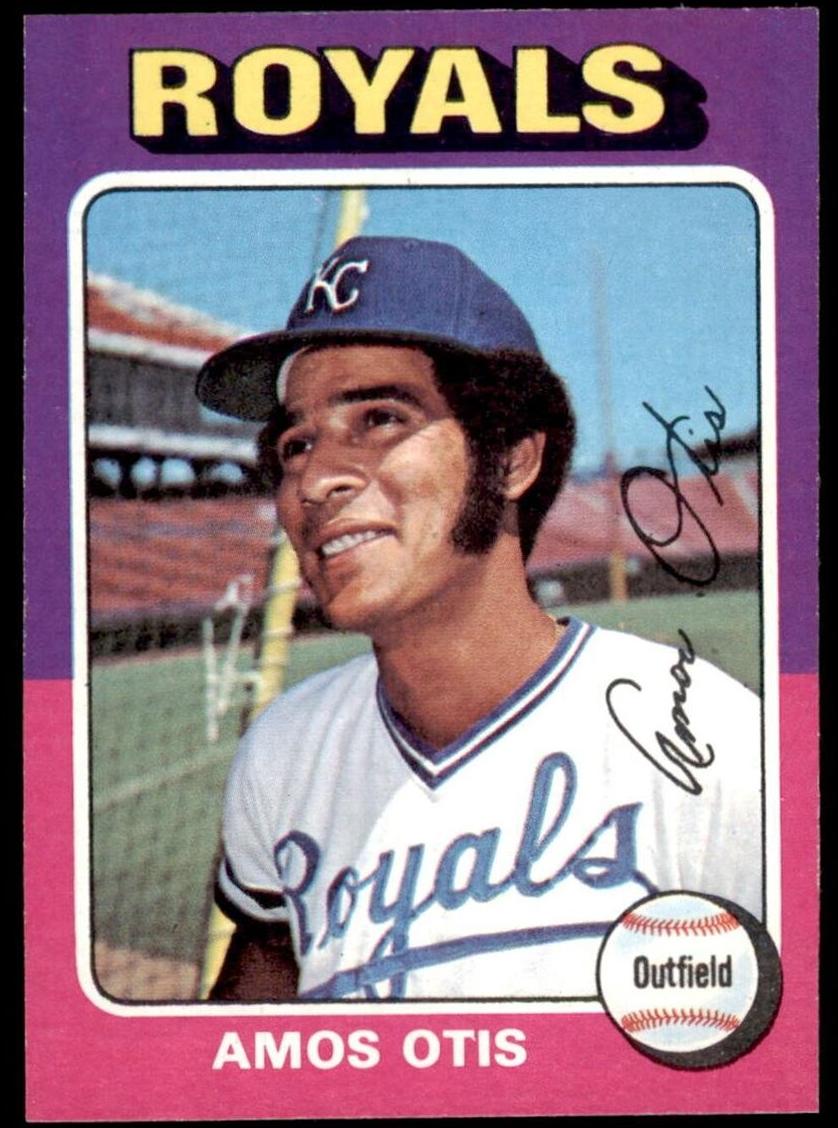 1975 Topps Baseball Amos Otis #520