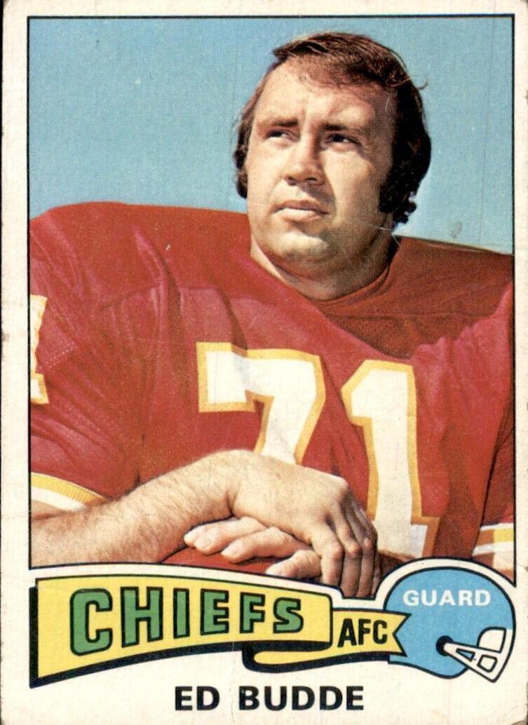 1975 Topps Football Ed Budde #174