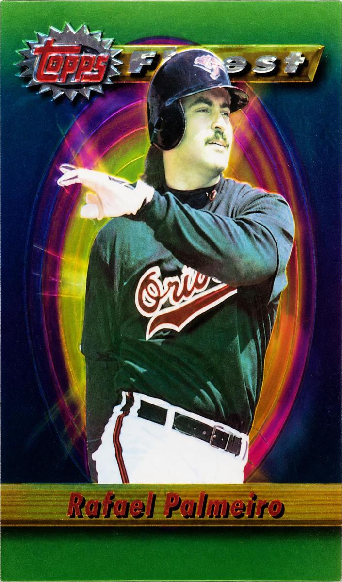 1994 Topps Finest Baseball Rafael Palmeiro #227