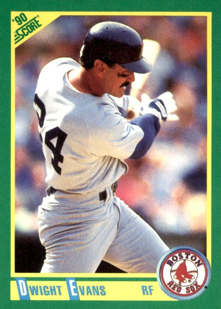 1990 Score Baseball Dwight Evans #3 PSA 10