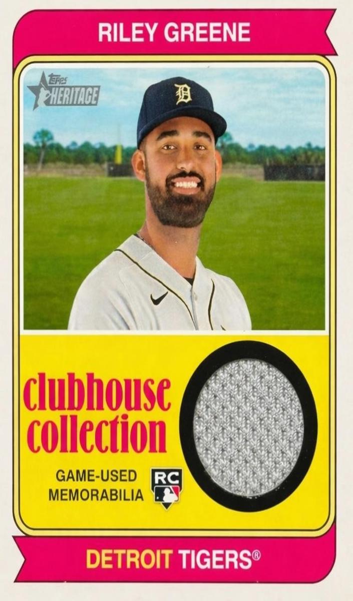 2023 Topps Heritage Baseball Riley Greene #CCR-RG PSA 10
