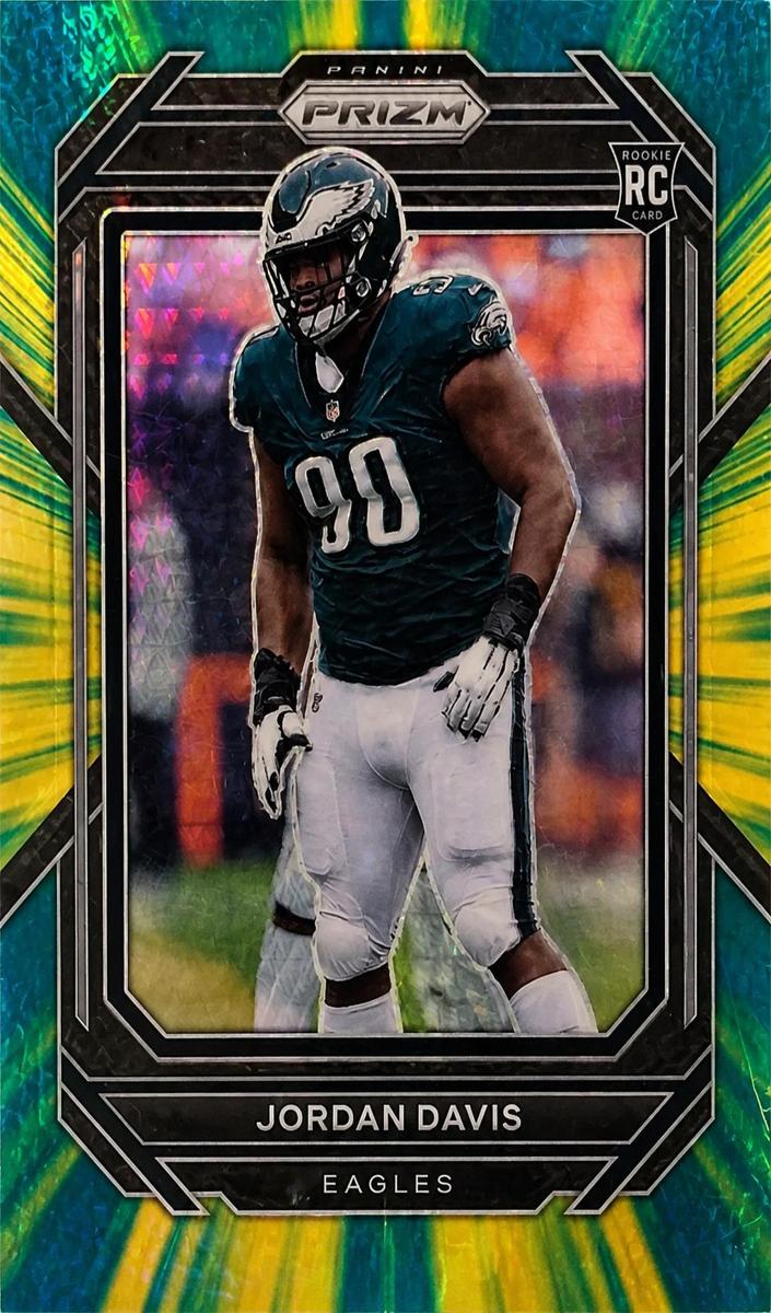 2022 Panini Prizm Football Hyper Jordan Davis #371