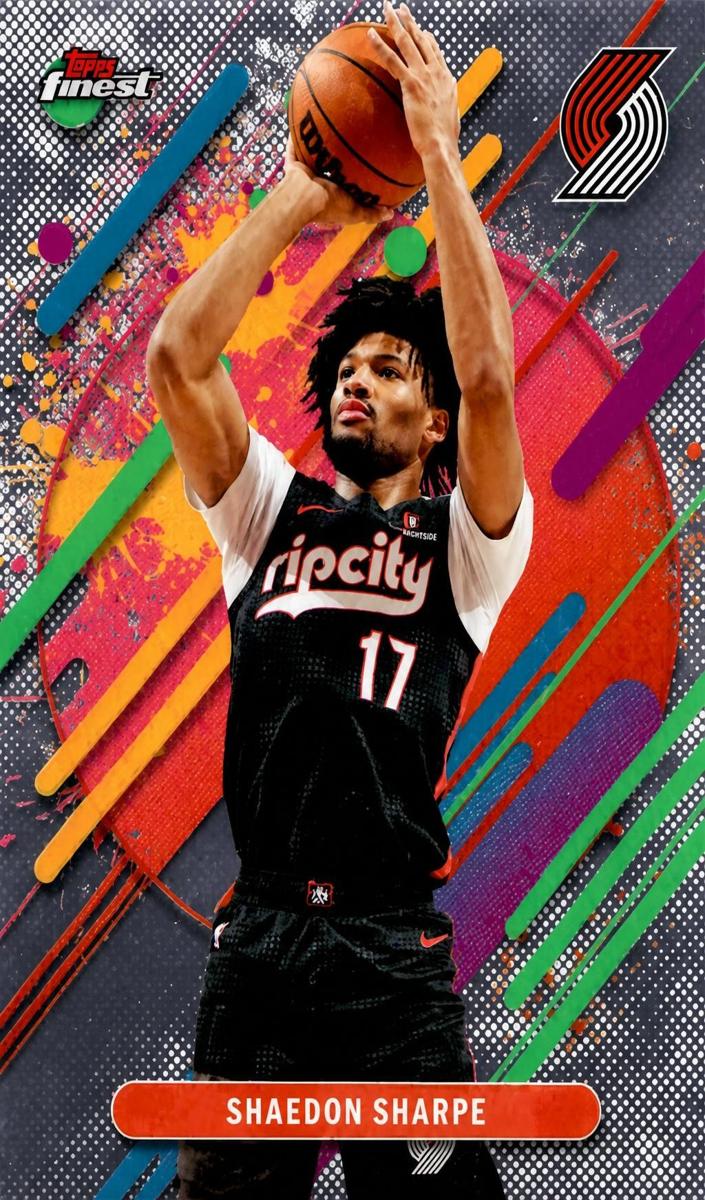 2025 Topps Finest Basketball Shaedon Sharpe #270