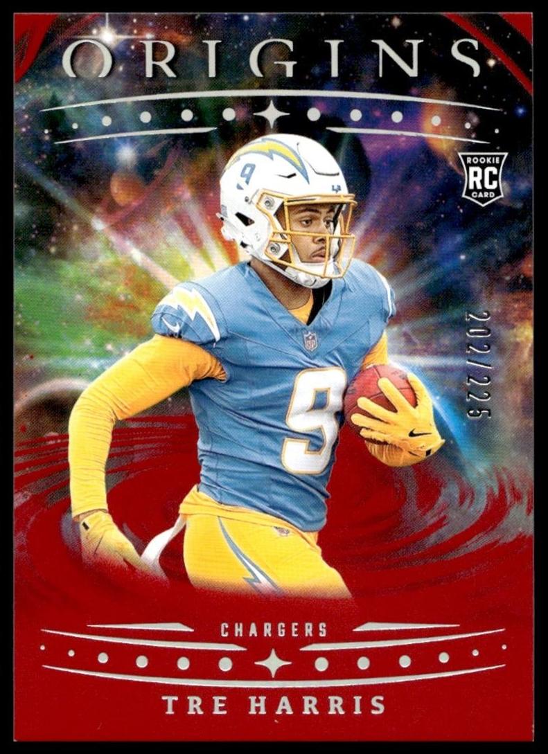 2025 Panini Origins Football Red Tre Harris #125