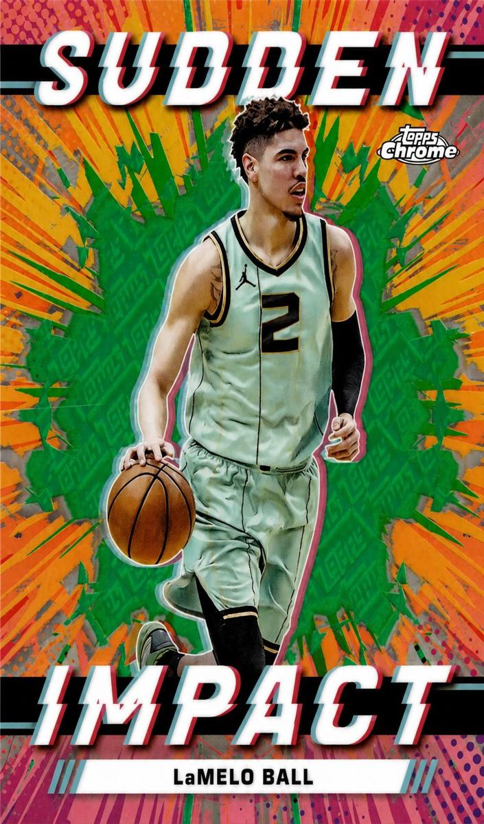 2023 Topps Chrome Basketball Green Topps Refractor LaMelo Ball #SI-6