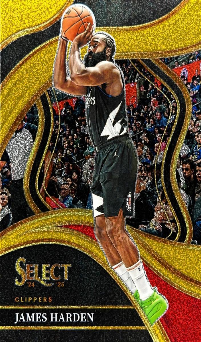 2023 Panini Select Basketball Gold Glitter James Harden #264