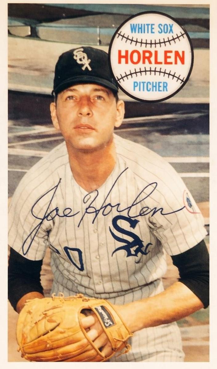 1970 Kellogg's Baseball Joel Horlen #23 PSA 9