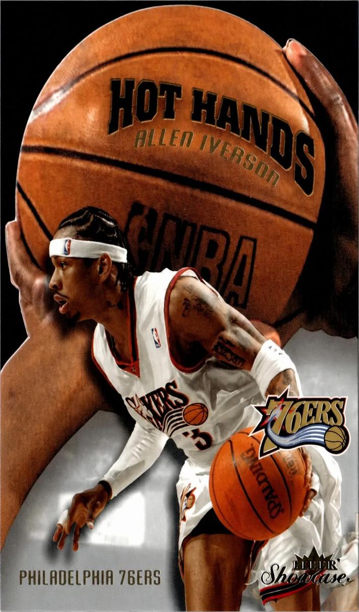 2003 Fleer Showcase Basketball Allen Iverson #3HH
