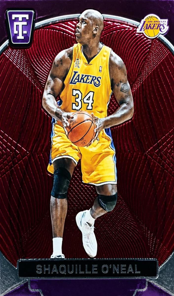 2024 Panini Totally Certified Basketball Mirror Maroon Shaquille O'Neal #181 PSA 9